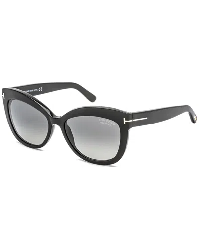 Tom Ford Women's Ft0524 56mm Polarized Sunglasses In Black