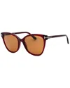 Tom Ford Cat-eye Frame Sunglasses In Brown