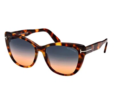Tom Ford Acetate Cat-eye Sunglasses In Gray