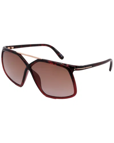 Tom Ford Women's Ft1038/s 64mm Sunglasses In Purple