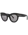 Tom Ford Lucilla Smoke Mirror Cat Eye Ladies Sunglasses Ft1063 01c 51