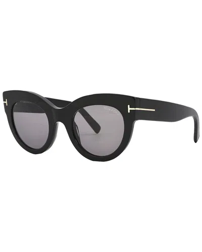 Tom Ford Women's Ft106301c 51mm Sunglasses In Black