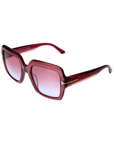 Tom Ford Women's 5466y 54mm Sunglasses In Red