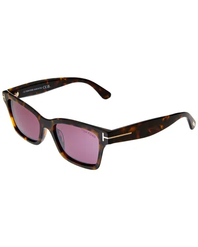 Tom Ford Women's Ft1085 54mm Sunglasses In Brown