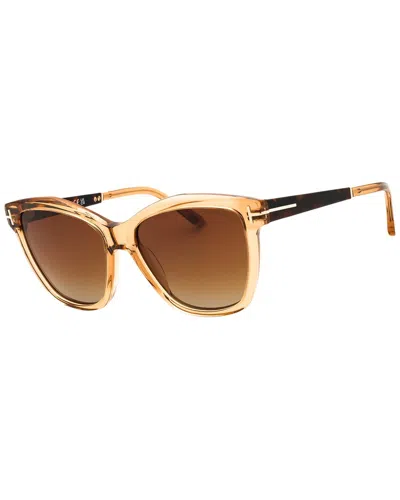 Tom Ford Women's Ft1087 54mm Sunglasses In Brown