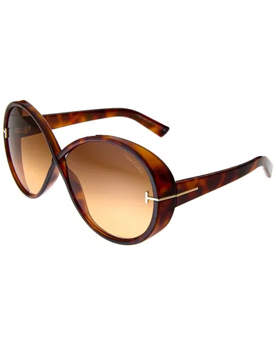 Tom Ford Women's Ft1116 64mm Sunglasses In Brown