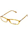 Tom Ford Rectangular Flat Mirror In Orange