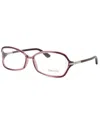 Tom Ford Women's Ft5206v 53mm Optical Frames In Purple