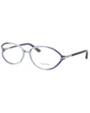 Tom Ford Women's Ft5212v 55mm Optical Frames In Blue