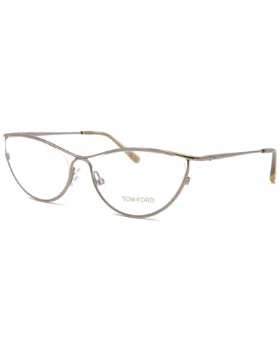 Tom Ford Women's Ft5214v 55mm Optical Frames In Gold