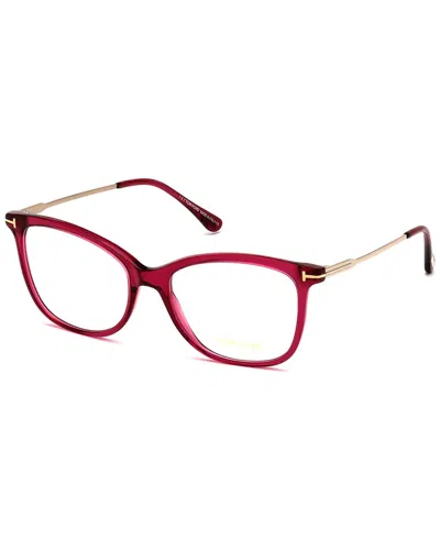 Tom Ford Women's Ft5510 52mm Optical Frames In Brown