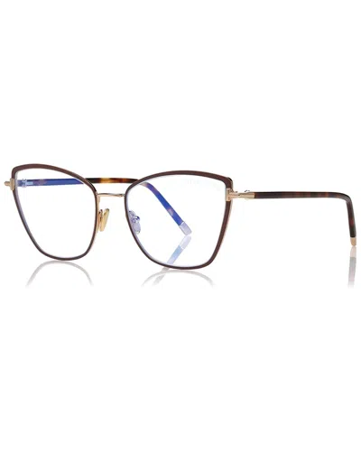 Tom Ford Women's Ft5740-b 54mm Optical Frames In Brown