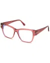 Tom Ford Women's Ft5745-b 54mm Sunglasses In Transparent