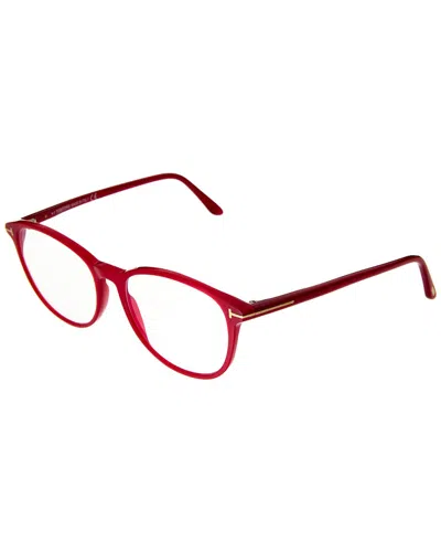 Tom Ford Women's Ft5810-b 53mm Optical Frames In Red