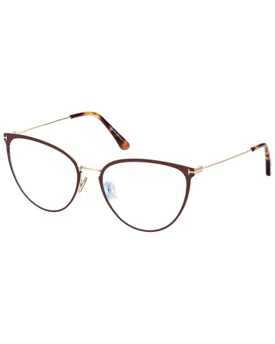 Tom Ford Women's Ft5840-b 56mm Sunglasses In Brown