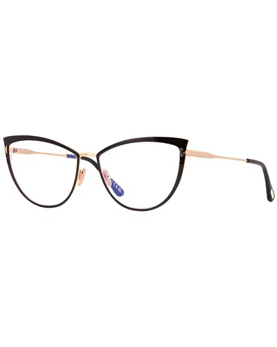 Tom Ford Women's Ft5877-b 56mm Optical Frames In Brown
