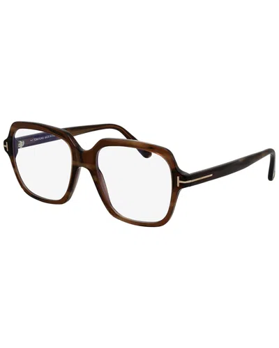 Tom Ford Women's Ft5908 54mm Optical Frames In Brown