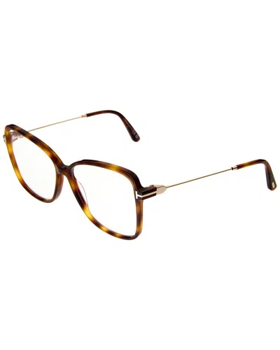 Tom Ford Women's Ft5953-b 55mm Optical Frames In Green