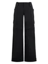 Tom Ford Cargo Pants With Concealed Zipper Closure In Black