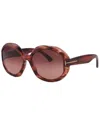 Tom Ford Women's Georgia 62mm Sunglasses In Brown