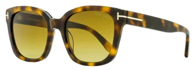 Tom Ford Women's Haylay Sunglasses Tf1216 53f Blonde Havana 53mm In Yellow