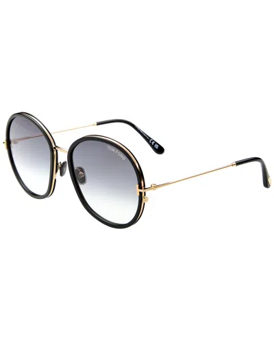 Tom Ford Women's Hunter-02 58mm Sunglasses In Black