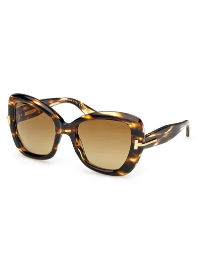 Tom Ford Women's Icon 55mm Butterfly Sunglasses
