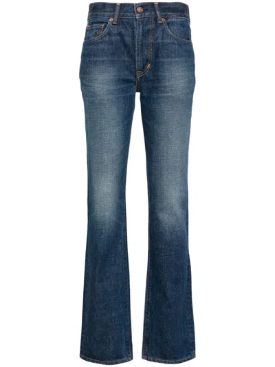 Tom Ford Navy Straight Leg Denim Jeans For Women