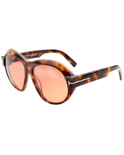 Tom Ford Women's Inger 59mm Sunglasses In Brown