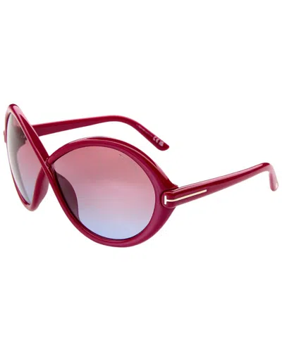Tom Ford Women's Jada 68mm Sunglasses In Red