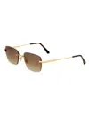 Tom Ford Rectangular Sunglasses In Brown