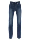 Tom Ford Stone Washed Denim Straight Pants In Blue