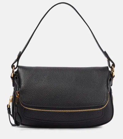 TOM FORD TOM FORD WOMEN JENNIFER CRAZY GRAINED LEATHER BAG