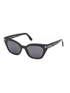 Tom Ford Juliette Sunglasses In Black