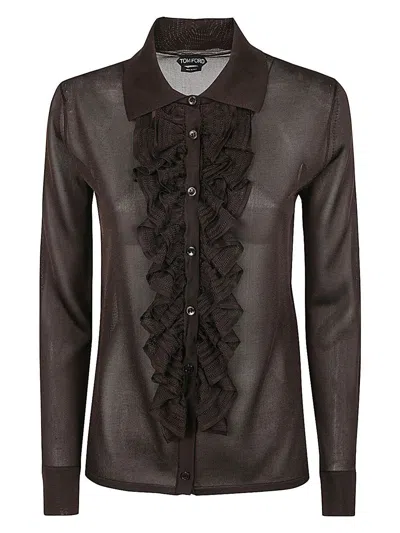 TOM FORD WOMEN'S KNITTED SHIRT