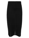 Tom Ford High-waisted Midiskirt In Black