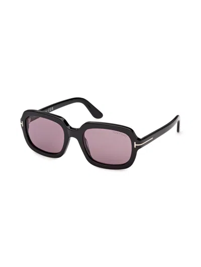 Tom Ford Lana 02 Rectangle Sunglasses In Pink