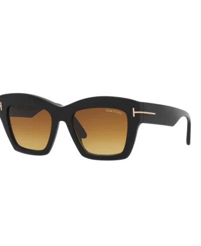 Tom Ford Women's Large Sunglasses, Ft1191 Tr001936 In Black Shiny