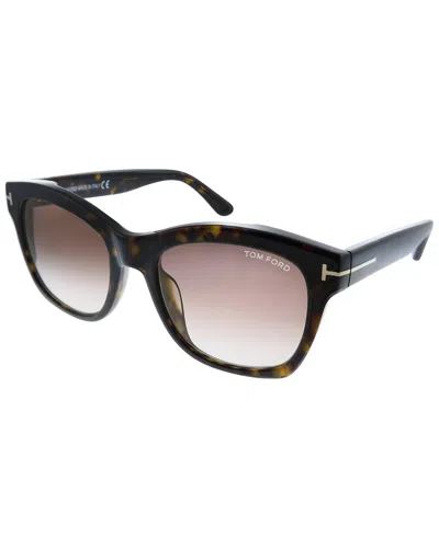 Tom Ford Women's Lauren 52mm Sunglasses In Black