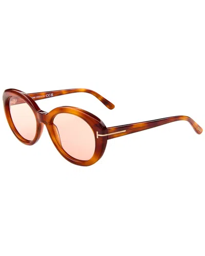 Tom Ford Women's Lily 55mm Sunglasses In Pink