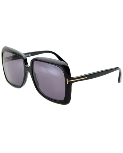 Tom Ford Women's Lorelai 59mm Sunglasses In Black