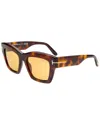 Tom Ford Dark Havana Acetate Sunglasses In Brown