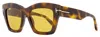Tom Ford Women's Luna Sunglasses Tf1191 53e Blonde Havana 52mm In Multi