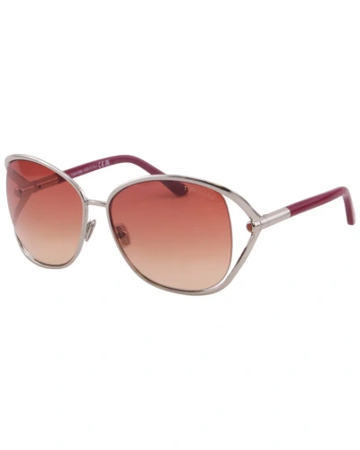 Tom Ford Women's Marta 62mm Sunglasses In Silver