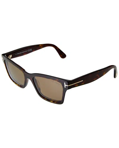 Tom Ford Women's Mikel 54mm Polarized Sunglasses In Black