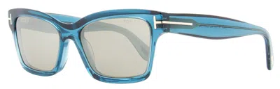 Tom Ford Women's Mikel Sunglasses Tf1085 90l Transparent Aqua, 54mm In Multi