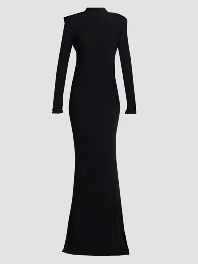Tom Ford Women's Mock Turtleneck Mermaid Gown In Black