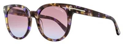 TOM FORD WOMEN'S MOIRA SUNGLASSES TF1109 55Z COLORED HAVANA 53MM