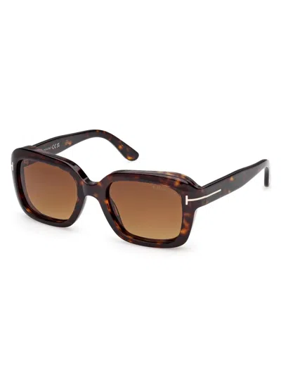 Tom Ford Women's Natalia 52mm Square Sunglasses In Pattern