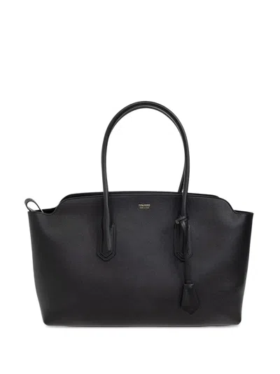 Tom Ford Women Natural Grain Leather Large Shoulder Bag
